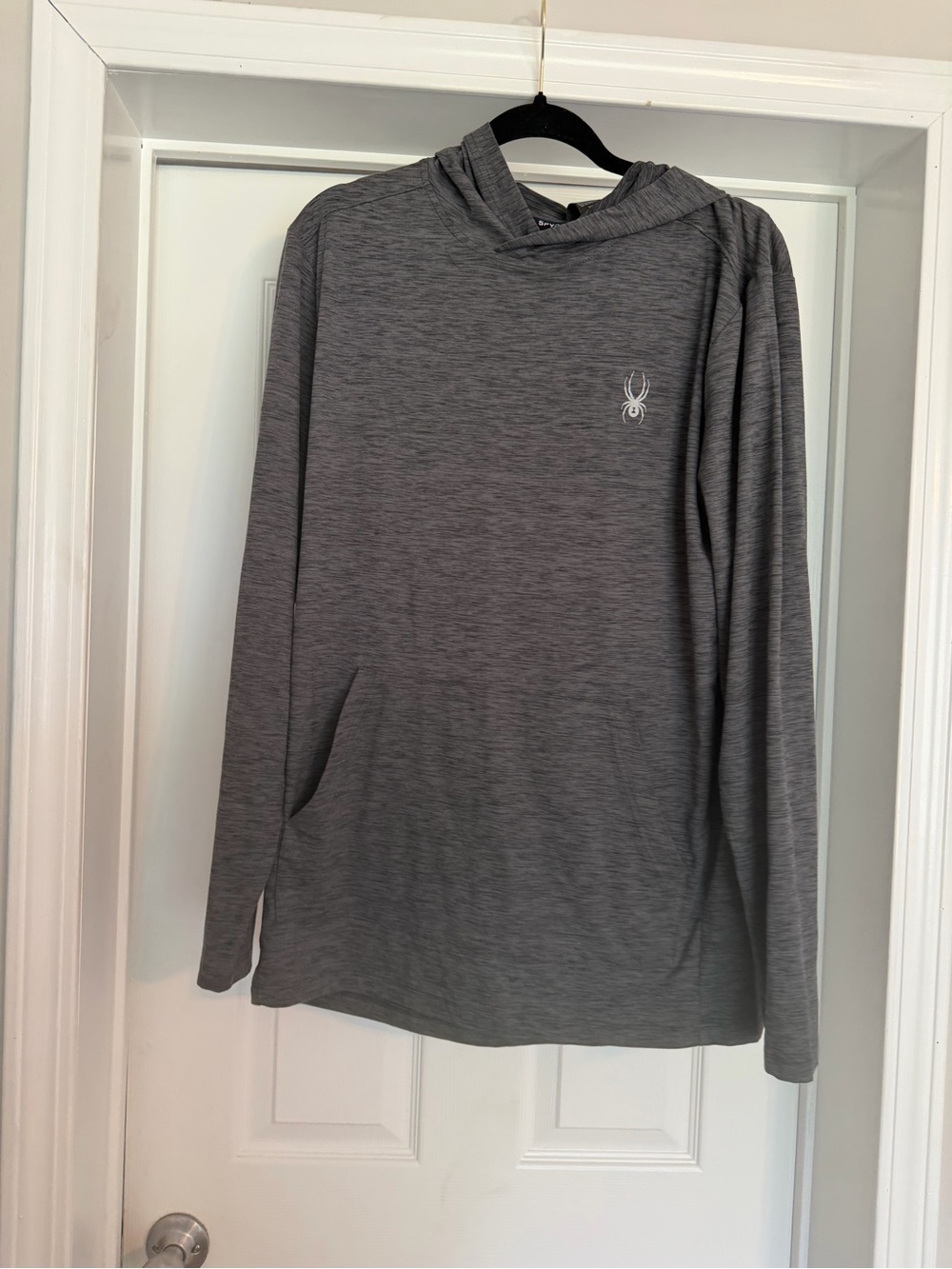 Spyder Dark Gray Hooded Active Pullover